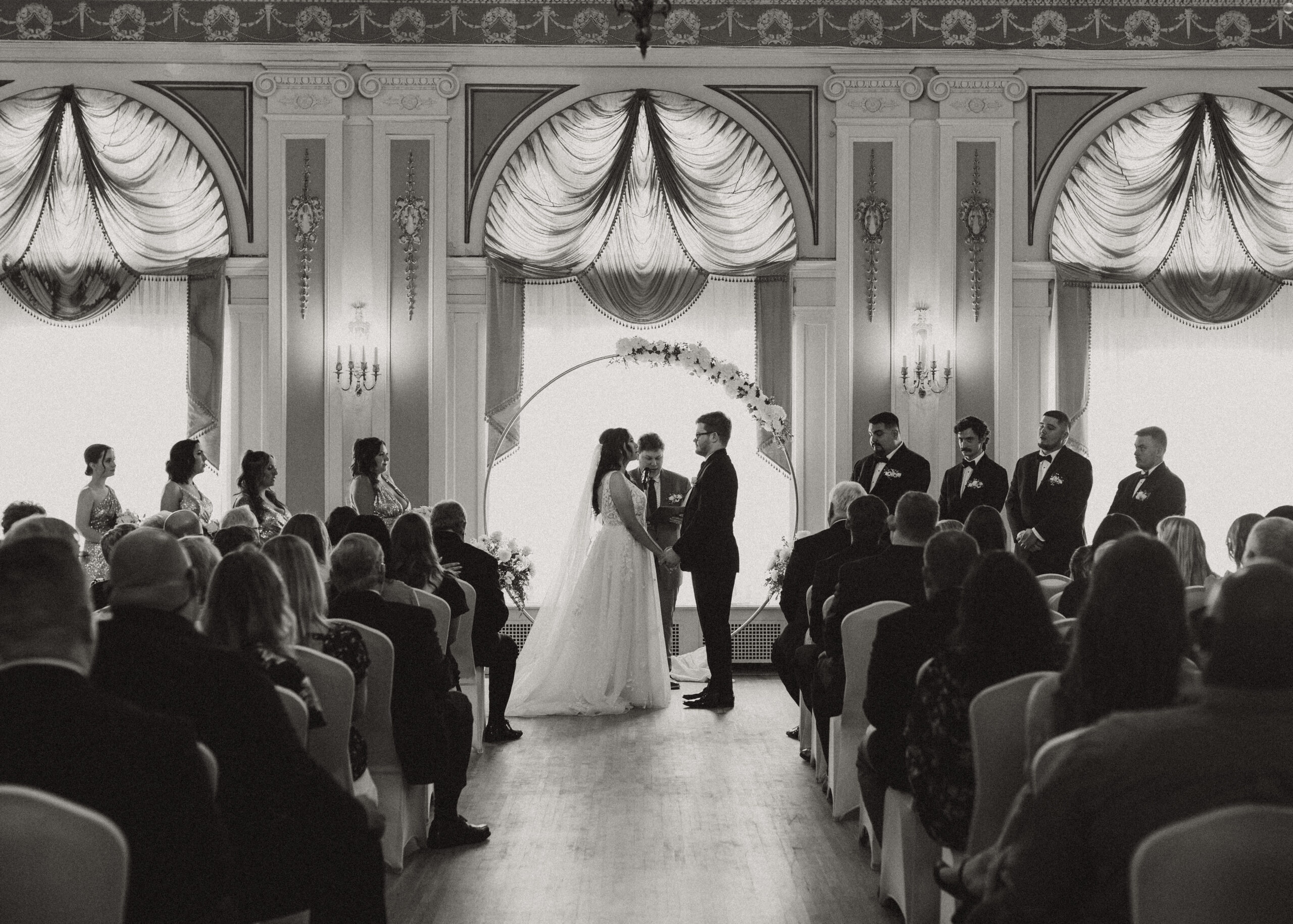 Wedding Ceremony at Greysolon Ballroom in Duluth Minnesota